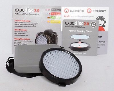 ExpoDisc 2.0 77mm Professional White Balance Filter DSLR Digital