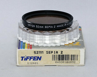 Tiffen 52mm 52 mm Sepia 2 Filter 35mm SLR Film DSLR Digital