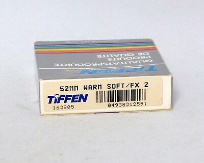 Tiffen 52mm 52 mm Warm Soft/FX 2 Soft FX 2 Filter 35mm SLR Film DSLR Digital