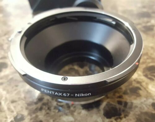 K&F Concept Lens Adapter Pentax 67 To Nikon F Mount Unused
