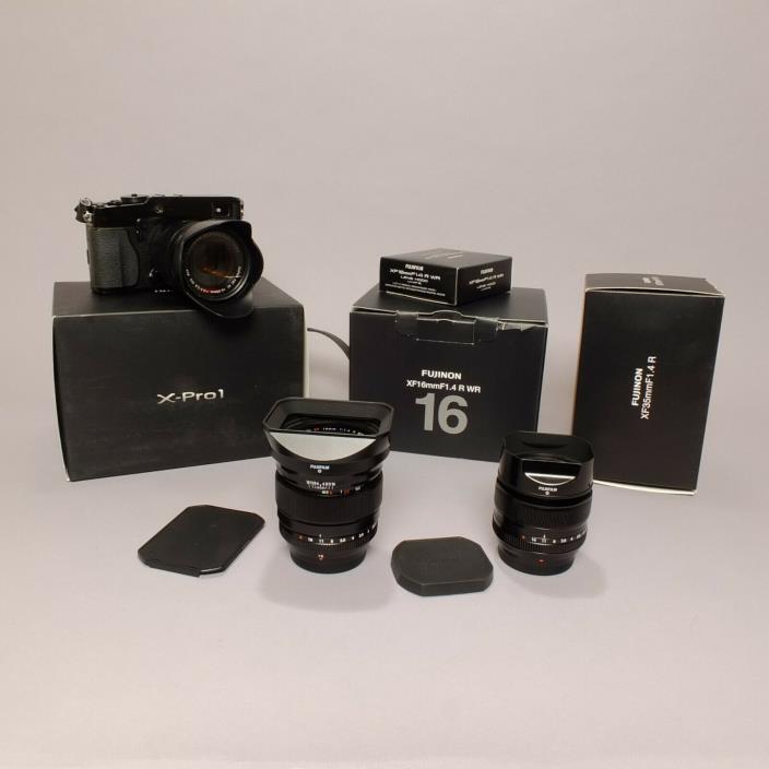 Fujifilm X-Pro1 Three Lens Outfit