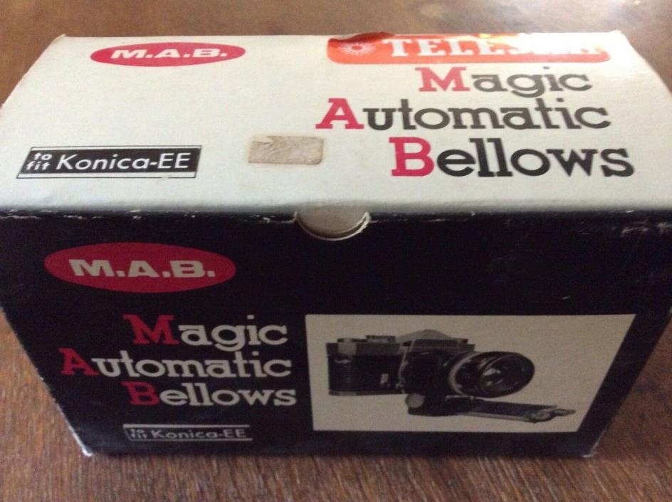 Bellows for Konica EE Lenses Magic Automatic Bellows-M.A.B.