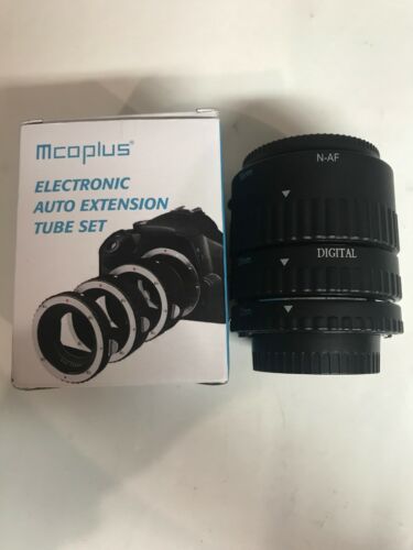 MCOPlus Electronic Auto Extension Tube Set 12mm, 20mm, 36mm Tubes EXT-NP.