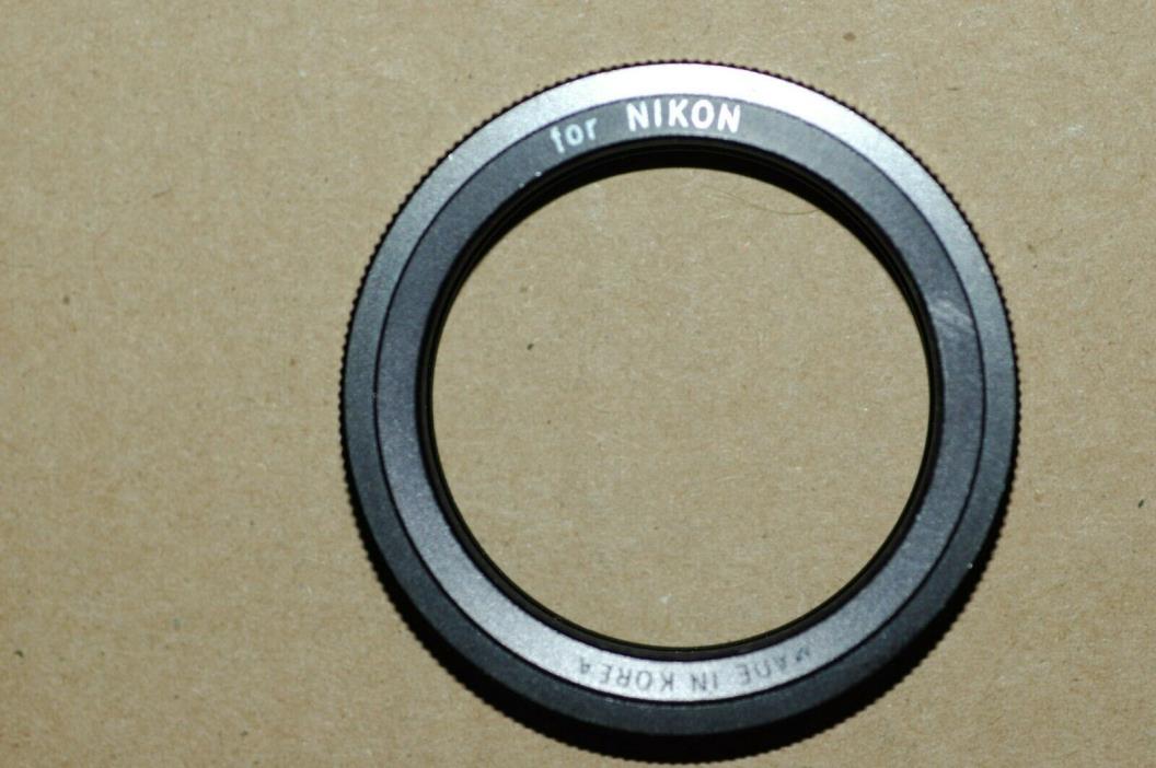 T-Mount Lens Adapter for Nikon F Cameras