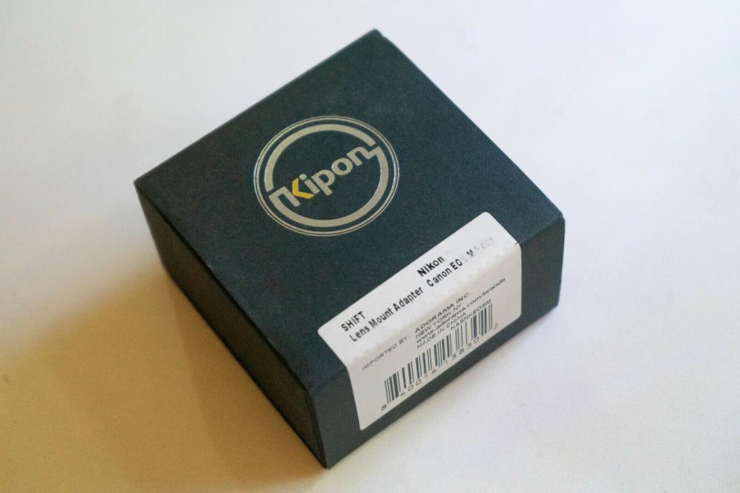 Kipon Nikon to Canon EOS Ef-m shift adaptor
