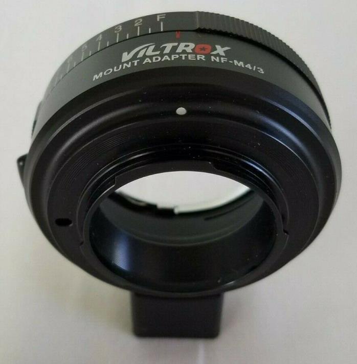 Viltrox Mount Adapter NF-M4/3 Nikon F Mount Lens to Micro 4/3 M4/3 *VERY GOOD*