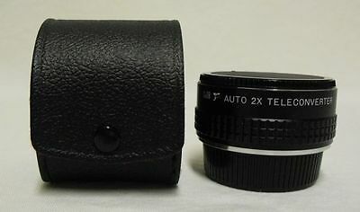Vtg. DEJUR 2X Auto Tele-Converter YASHICA Film Lens Adapter w/Case CONTAX Japan