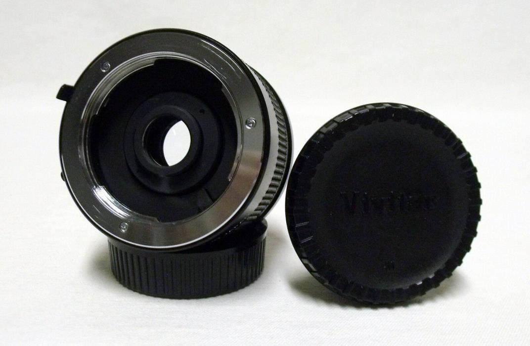 VIVITAR MC 75-205mm 2X Matched Multiplier MINOLTA MD Film Lens Adapter Japan
