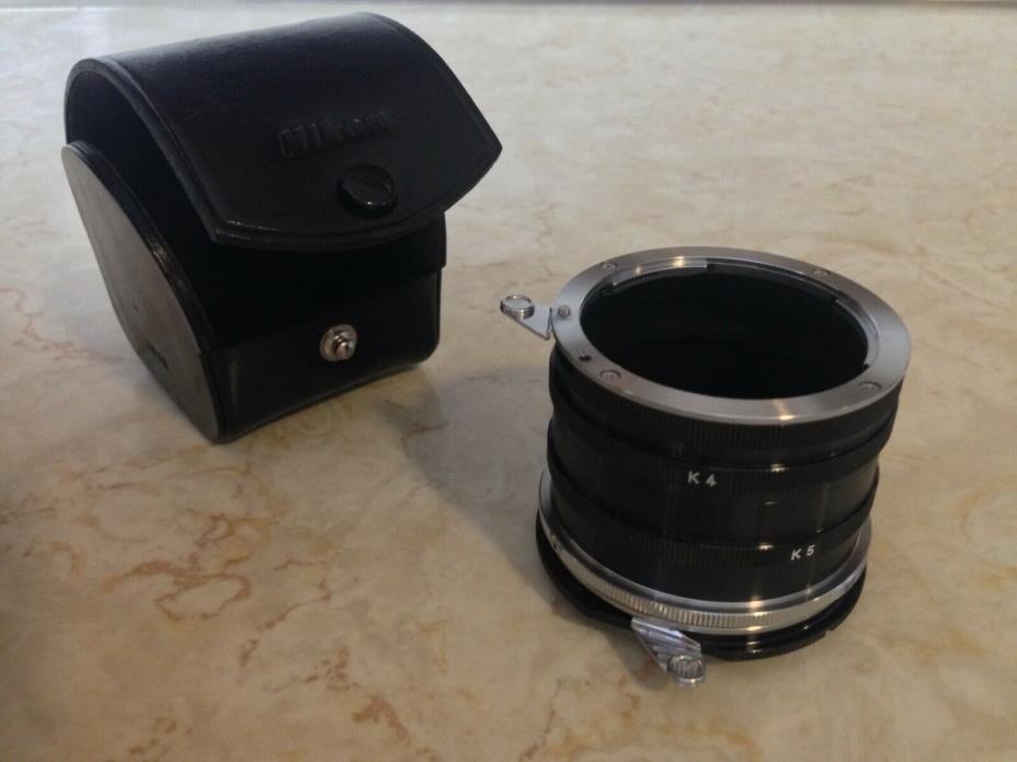 Nikon F SLR Film Camera K1 K2 K3 K4 K5 Lens Adapter Macro Extension Tube Set
