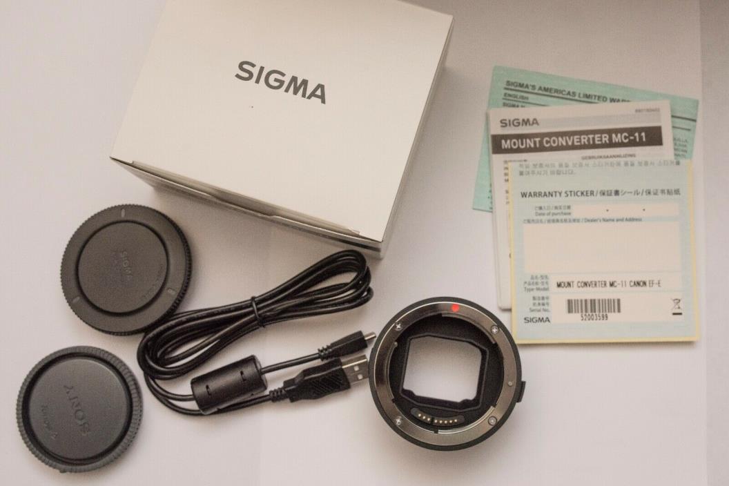 Sigma MC-11 Mount Converter (Canon EF Lenses to Sony E-Mount)