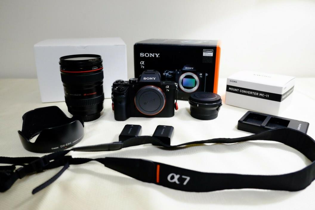 Sony a7II with Canon EF 24-105mm f/4L lens & Sigma MC-11 adapter