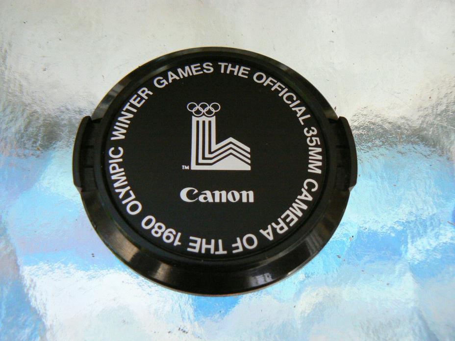 CANON 52MM LENS CAP 1980 OLYMPIC GAMES *MINT