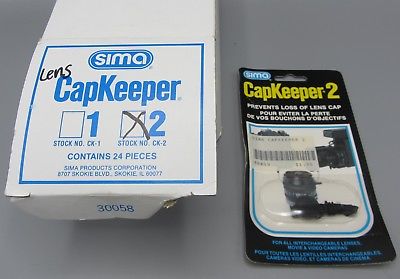 Vintage Lot of 16 Lens CapKeeper 2 CK-2 / Prevents Loss of Lens Cap