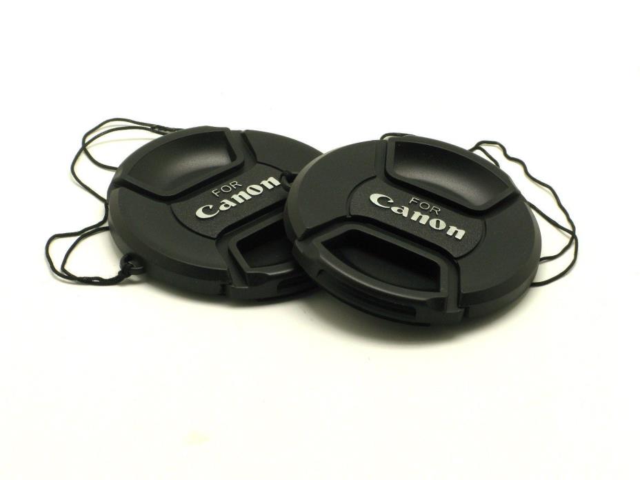 2 pc of 72mm Clip in/Snap-on Lens Cap for Canon Lens & Others Cameras Lens