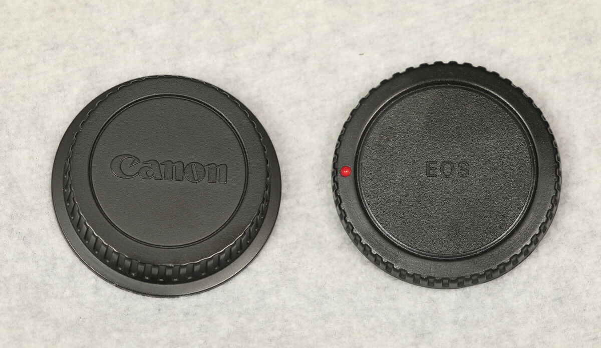 Canon EOS body and lens caps very good condition