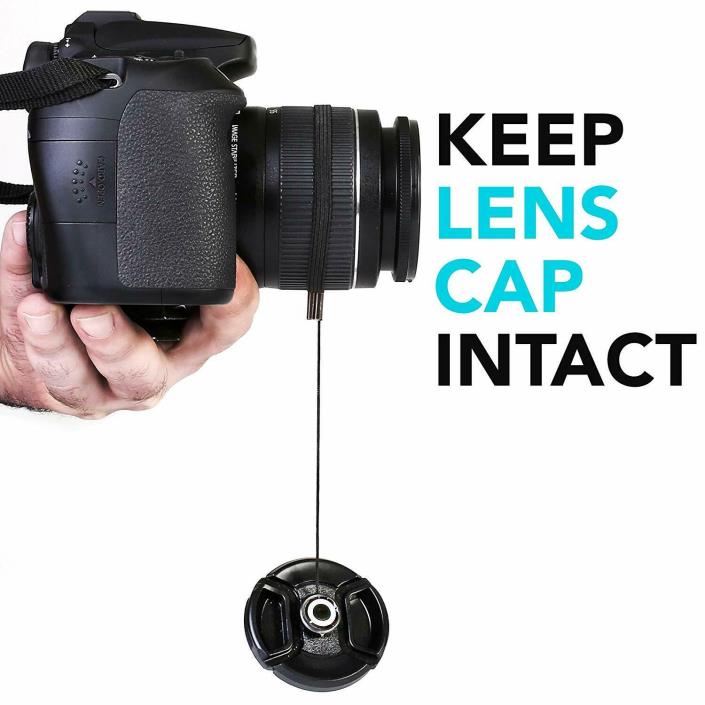 Zeikos ZE-LCH1 Lens Cap Holder Keeper String Safty Cord