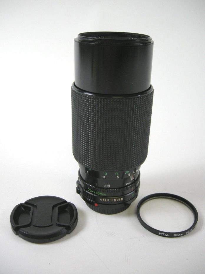 Canon FD Zoom 70-210 f4 lens