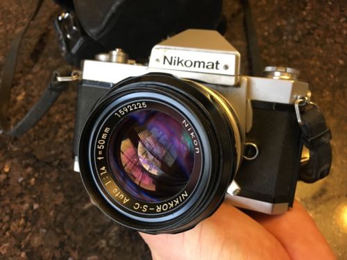 Nikon Non-Ai NIKKOR SC Auto 50mm f/1.4 w Bonus Camera Body and Case