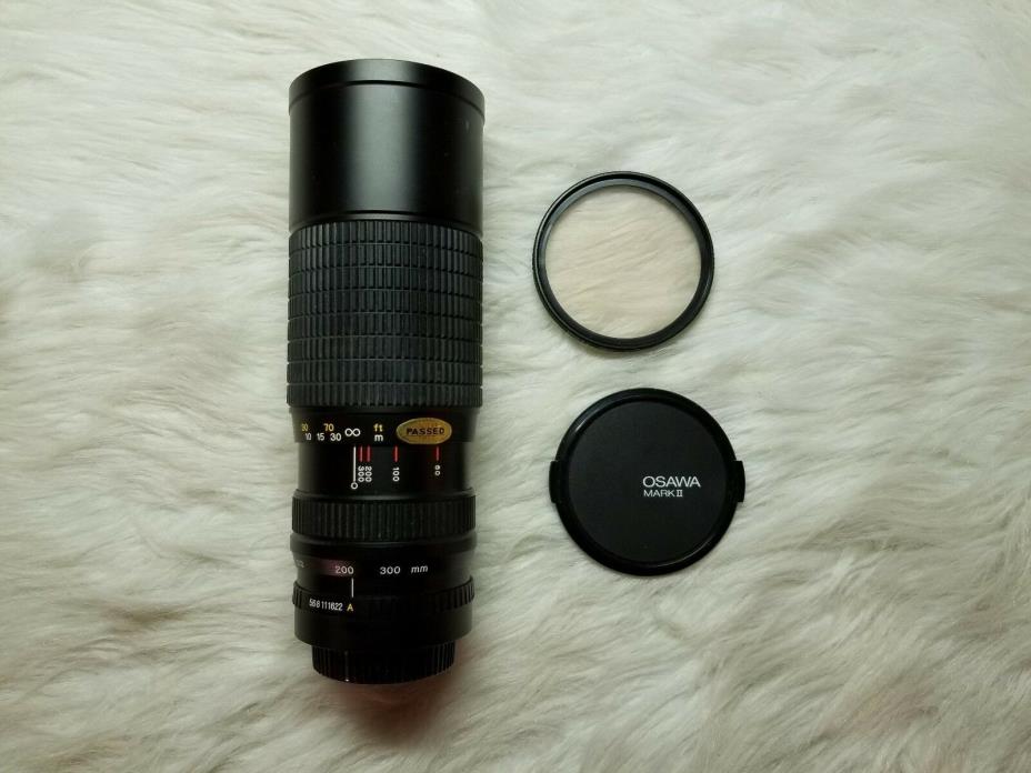 Osawa Mark II 60-300mm MC Macro F5.6 Zoom Lens for Konica