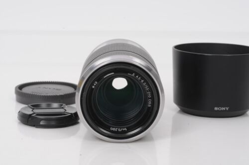 Sony E 55-210mm f4.5-6.3 OSS Lens 55-210/4.5-6.3 SEL55210 E-Mount Silver    #303