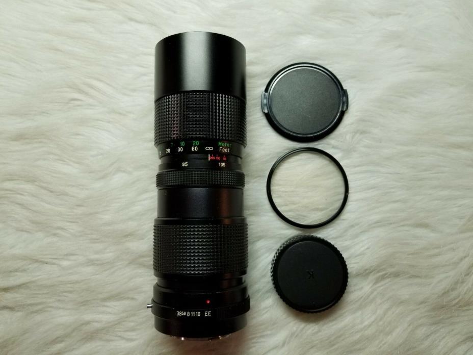 Vivitar 85-205mm Auto Zoom 58mm Lens 1:3.8