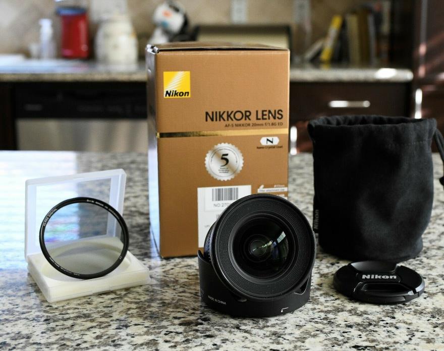 Nikon NIKKOR 20mm f/1.8 ED AF-S Lens w/ B+W XS-Pro Kaesemann Polarizer