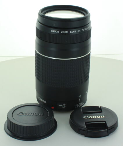 Canon EOS Camera Auto Focus Zoom Lens EF 75-300mm 1: 4-5.6 III *Used*