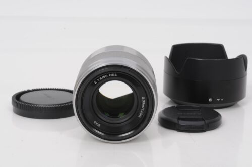 Sony 50mm f1.8 E OSS Lens 50/1.8 SEL50F18 Silver                            #520