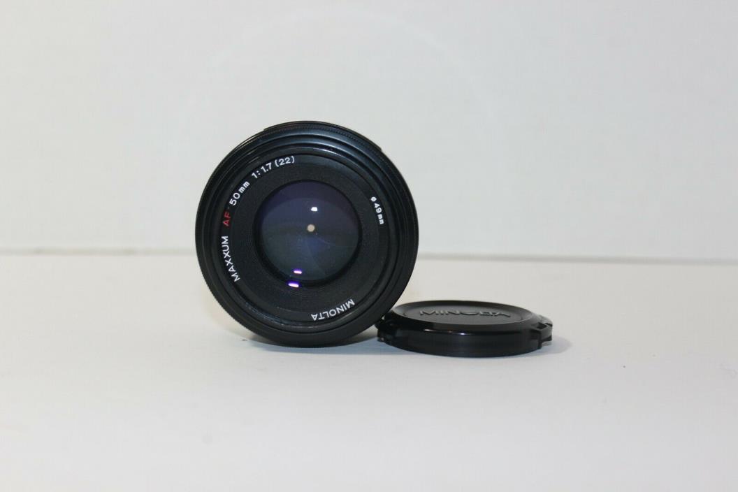 [NearMint] Minolta Maxxum AF 50mm F1.7 Prime Lens AF from Japan  - Tested