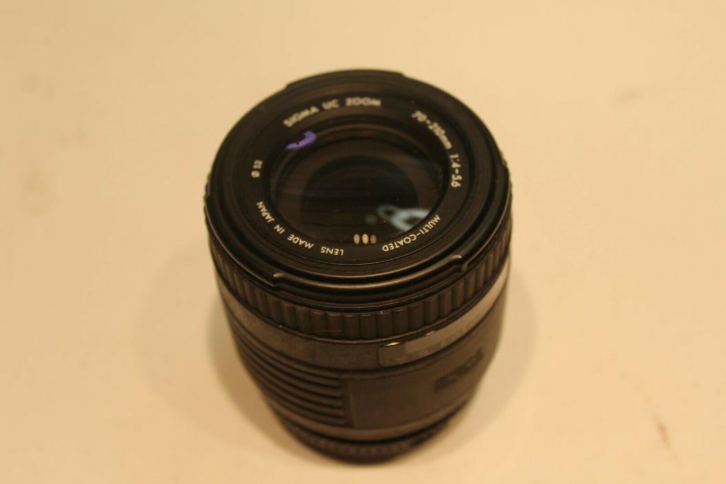 Sigma Zoom Lens 70-210mm 1:4-5.6 UC-II NL