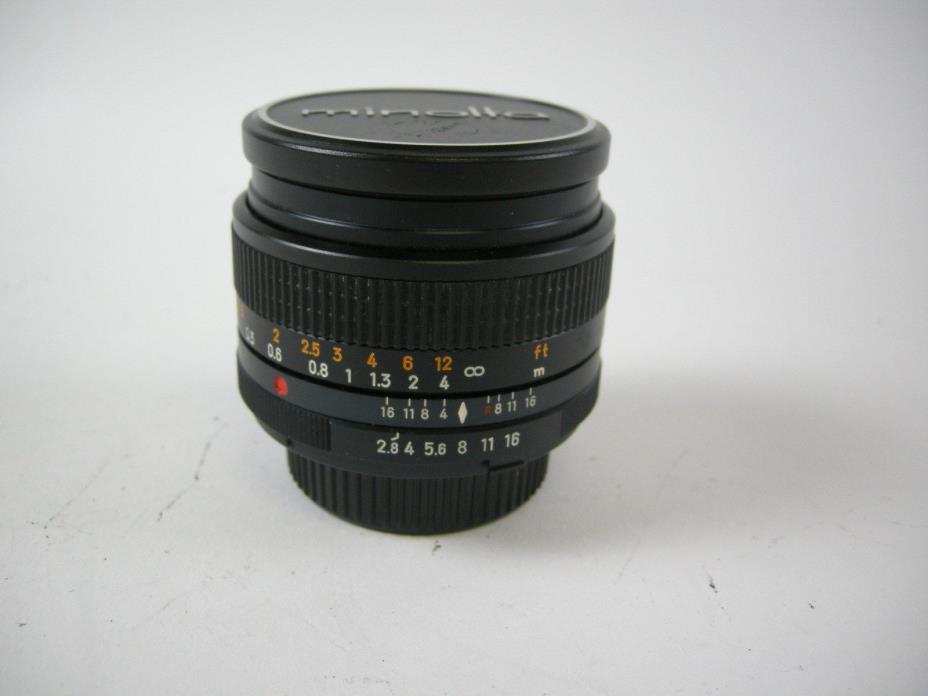 Minolta MC Celtic 28mm f2.8 MD Lens