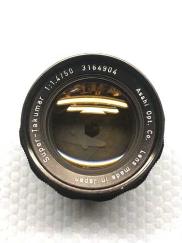 PENTAX Super-Takumar 50mm f/1.4 Lens—Excellent++—SN 3164904