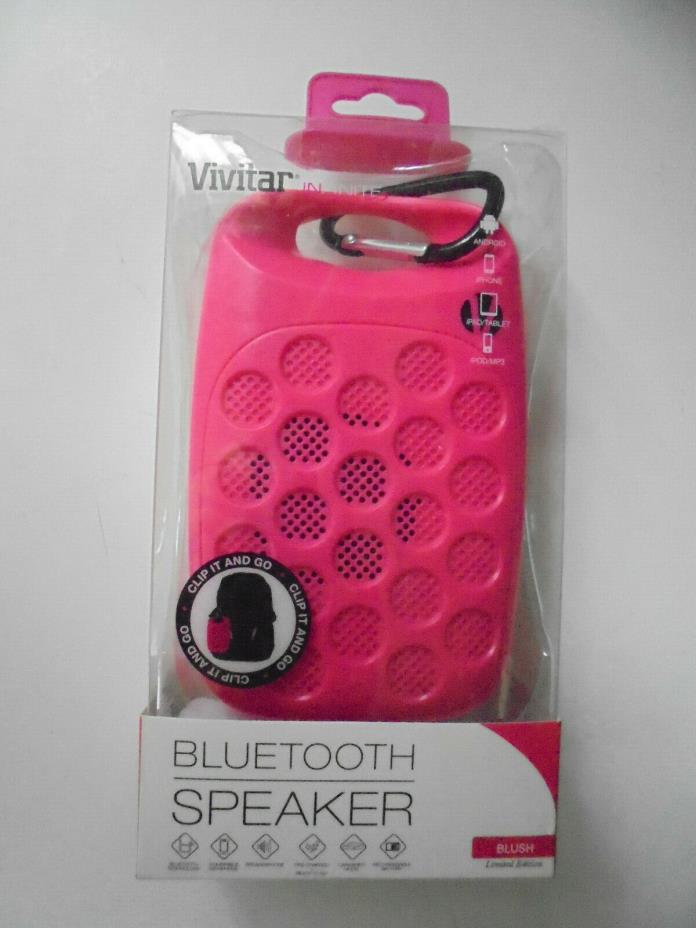 Vivitar Finite Bluetooth Speaker  With a Clip.