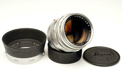 Leica Summilux 50mm F/1.4 M Lens Chrome