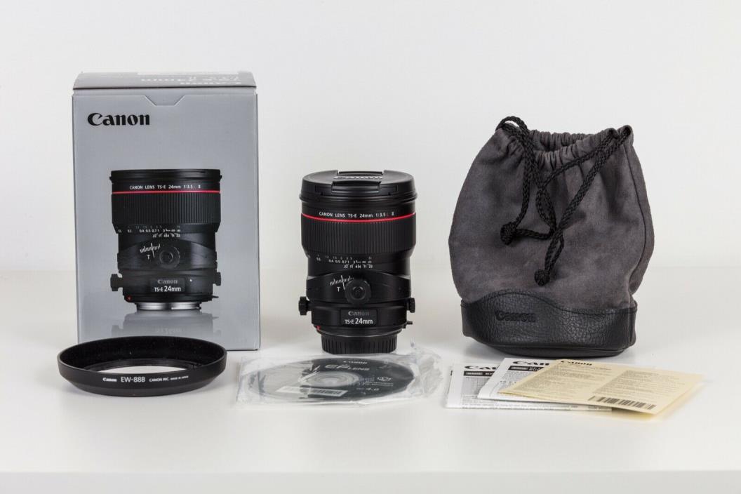 Canon TS-E 24mm f/3.5L II Tilt-Shift Lens (Pristine)