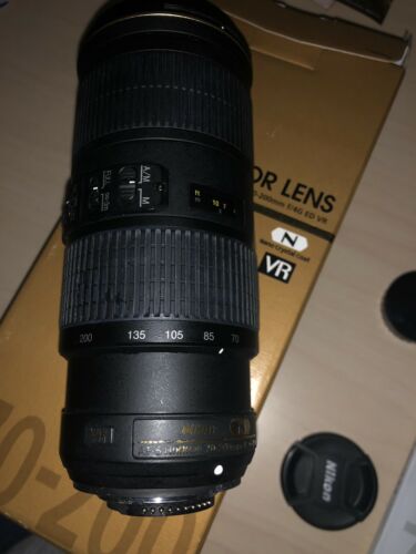 AF-S Nikkor 70-200mm f/4 ED VR Lens, great condition