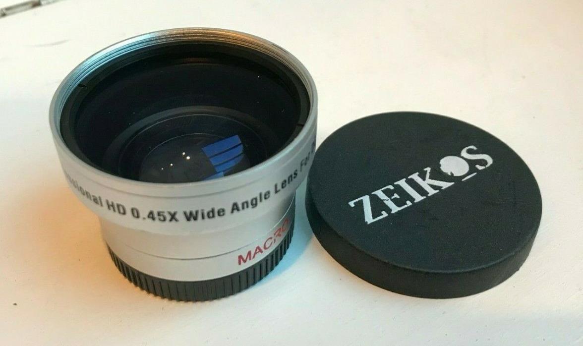 Zeikos 37mm Professional HD 2X Telephoto Lens Japan Optics Nice condition