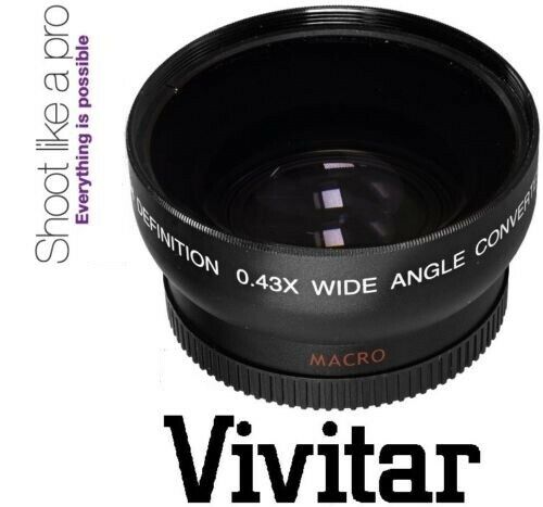 Vivitar Macro Lens - Wide Angle - For Canon
