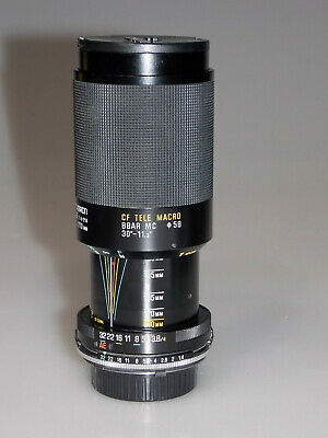 TAMRON 80-210mm 1:3.8-4 TELE MACRO lens w/ ADAPTALL 2 for MINOLTA MD EXCELLENT