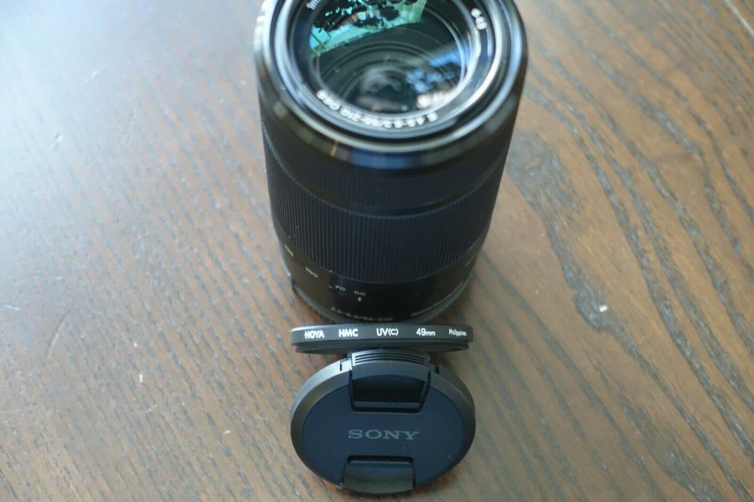 SONY SEL55210/B 55-210mm f/4.5-6.3 Aspherical IS OSS Lens (Black) E mount