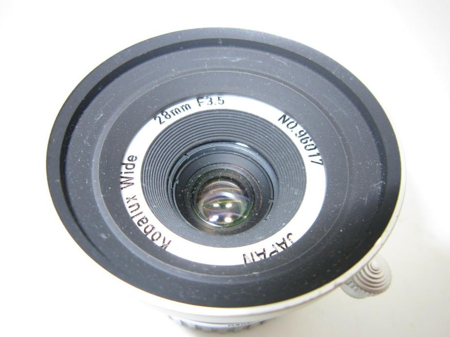 Kobalux 28mm f/3.5 Wide Angle lens Screw Mount M39 w Leica M Adapter Japan