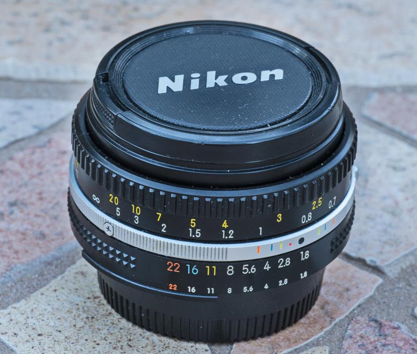Nikon Nikkor 50mm 1: 1.8 Fixed Prime Standard Ais MF Pancake Lens EX!