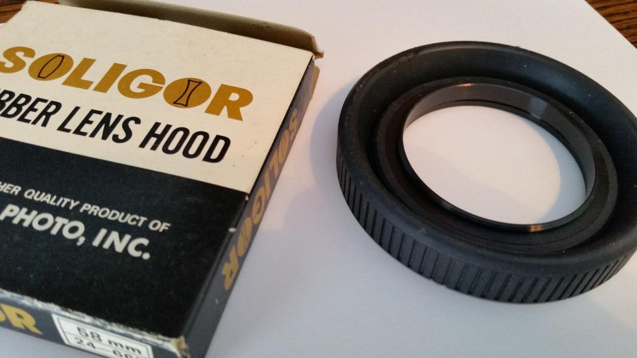 Soligor Rubber Lens hood 58mm