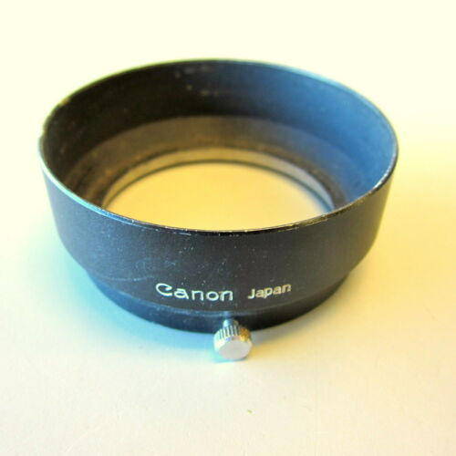 Genuine Canon W-50-A Metal Black Lens Hood Clamp-On