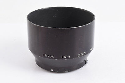 Nikon HS 4 Metal Snap On Lens Hood for Nikkor 105mm and 135mm Lenses V82