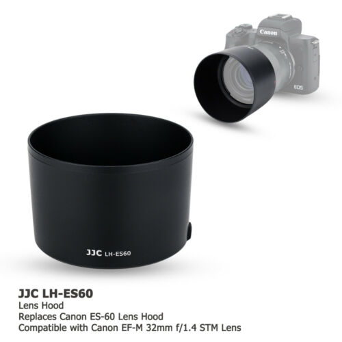 JJC Lens Hood Shade fr Canon EF-M 32mm f/1.4 STM Lens on M100 M50 M6 M5 as ES-60