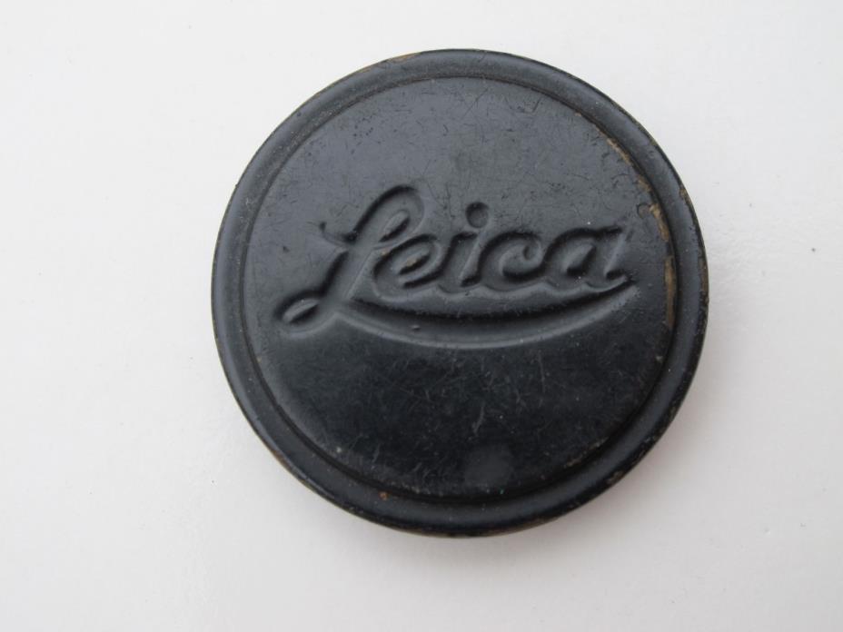 RARE Leica A36 front metal cap in black paint finish early type 