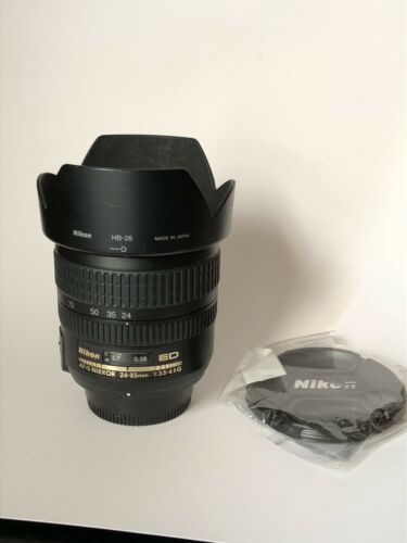 Nikon AF-S Nikkor 24-85 3.5-4.5g Non-VR zoom lens Made in Japan US Version Mint!