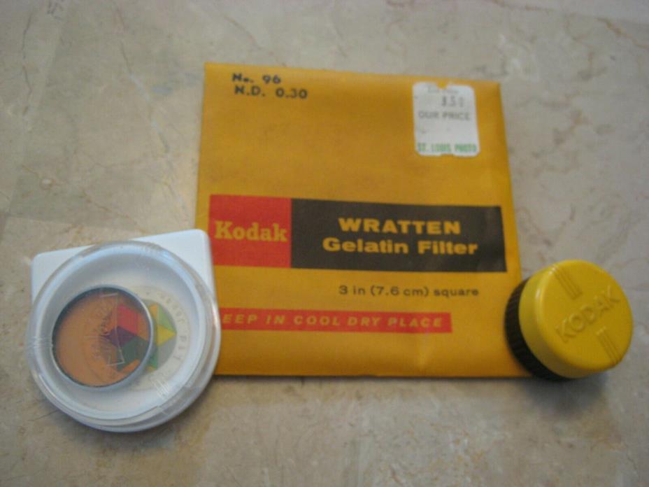 Vintage Kodak Camera Wratten Gelitin Walz Filters Adapter Rings