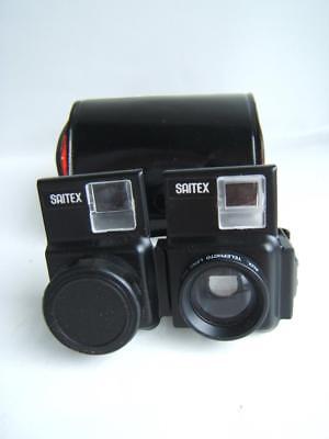 2 SAITEX LENS: WIDE ANGLE LENS & TELEPHOTO LENS FOR KODAK DISK CAMERA